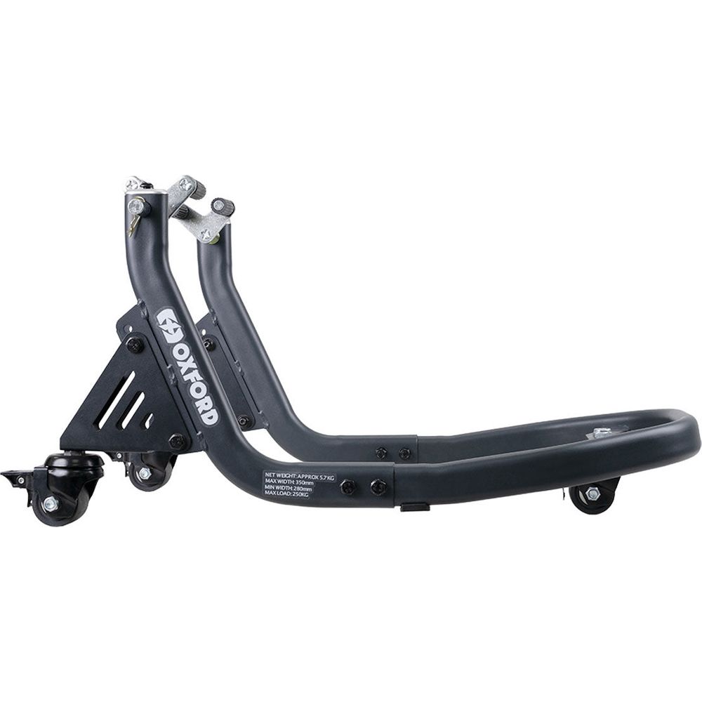 Oxford Zero-G Front Dolly Paddock Stand Grey