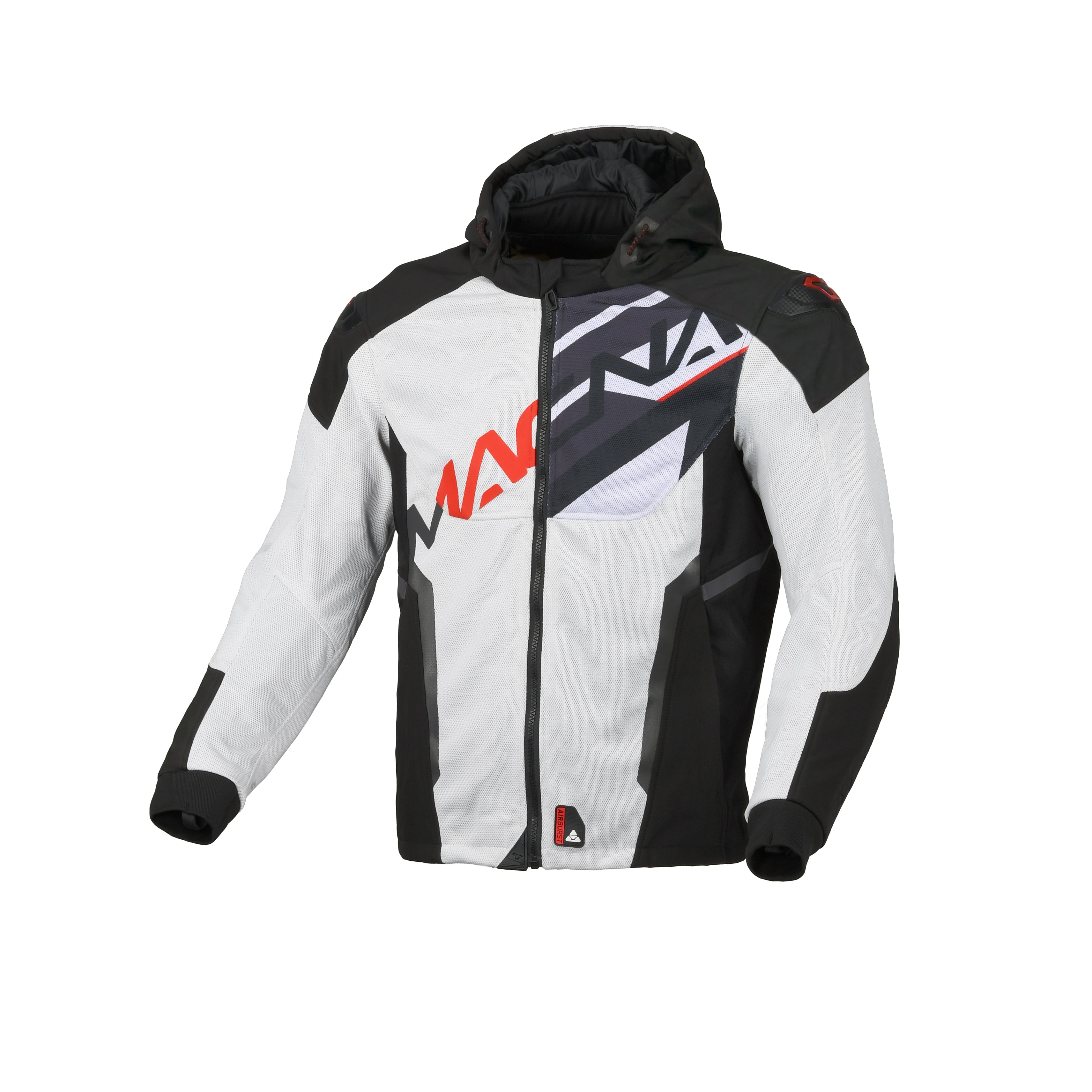 Macna Oximesh Textile Jacket Grey / Black FREE UK Delivery, FREE 365 Day Returns | Moto Central