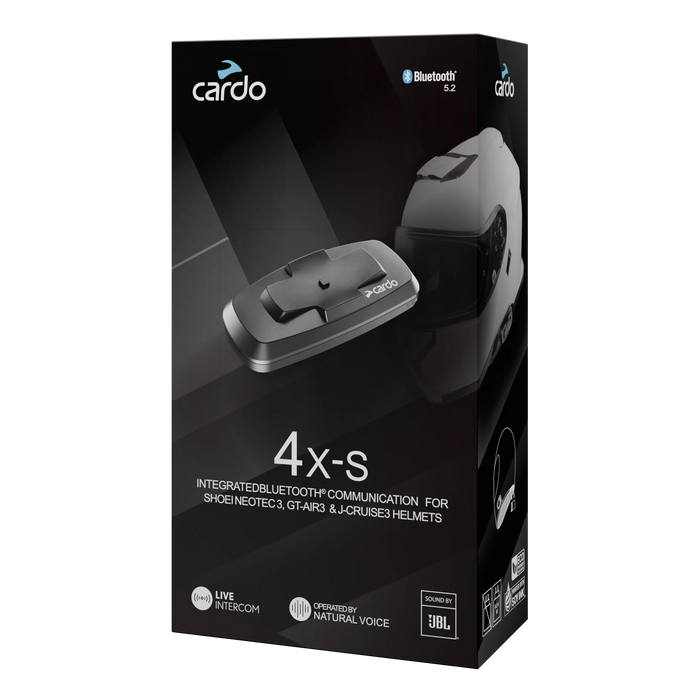 Cardo FRC 4X Intercom For Shoei Neotec 3, GT Air 3 And J Cruise 3