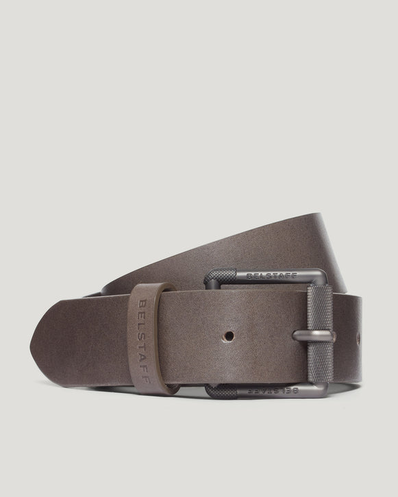 Belstaff Roller Buckle Belt Major Brown - FREE UK Delivery, FREE 365 Day Returns | Moto Central