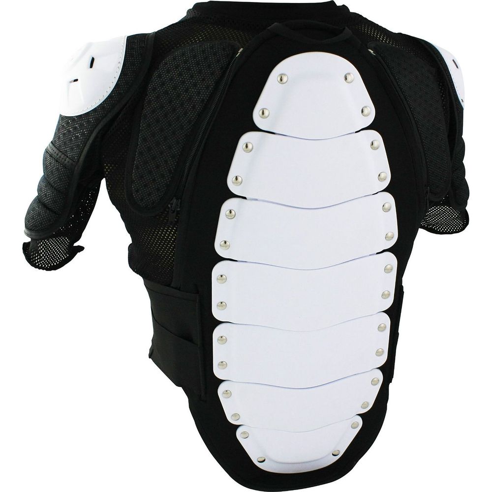 GP Pro Land-Attack Adult Short Sleeved Protector Jacket White