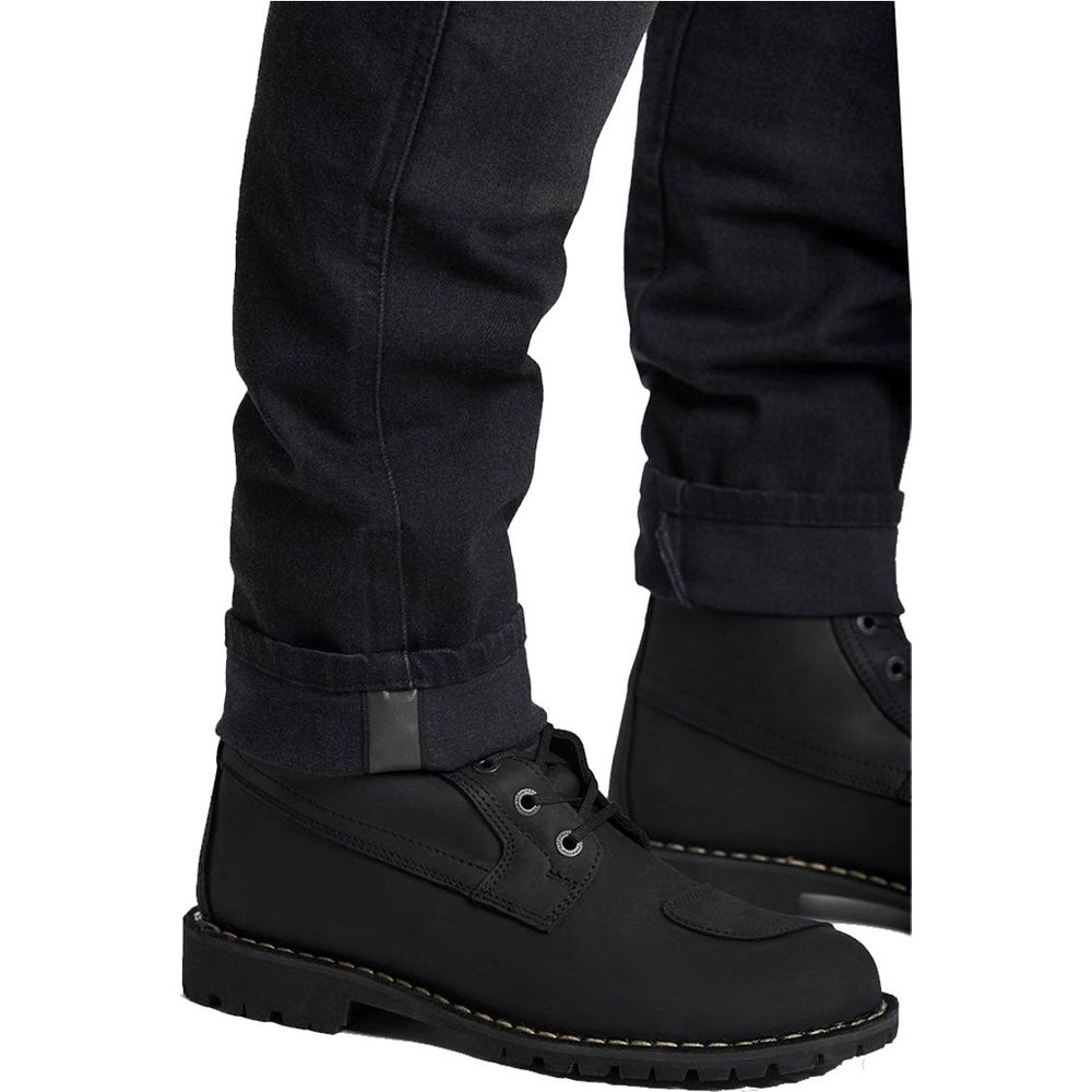 Pando Moto Boss Dyn 01 Cordura Slim Fit Denim Jeans Black