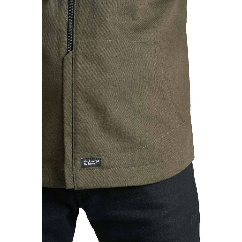 Pando Moto Capo Cor 02 Unisex Riding Shirt Olive