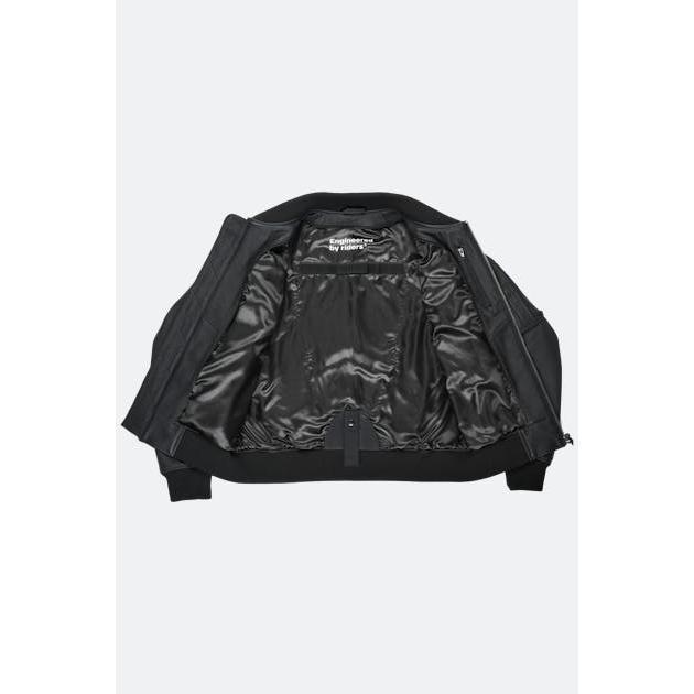 Pando Moto Falcon Aviator Leather Jacket Black
