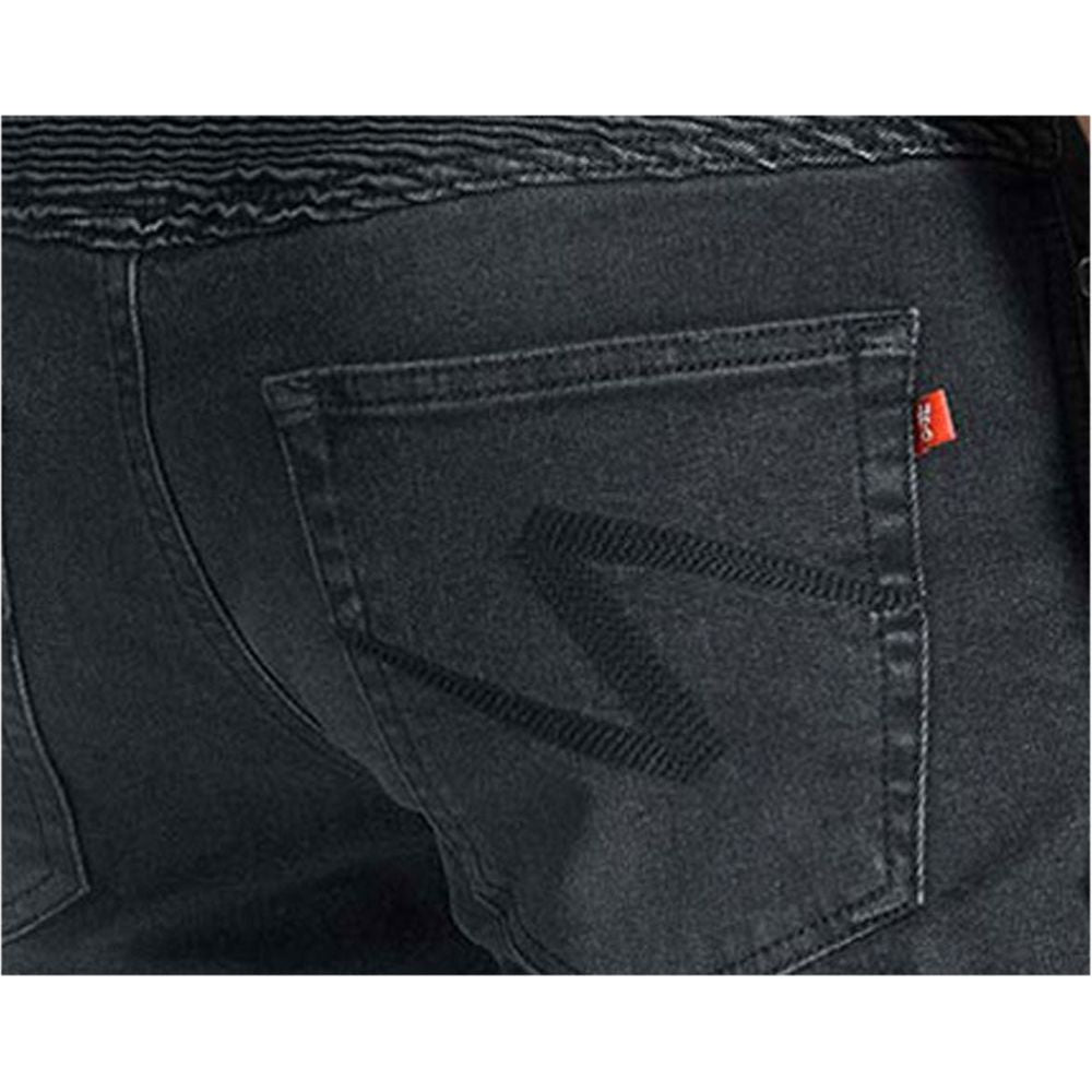 Pando Moto Karl Devil 9 Slim Fit Cordura / Aramid Jeans Black