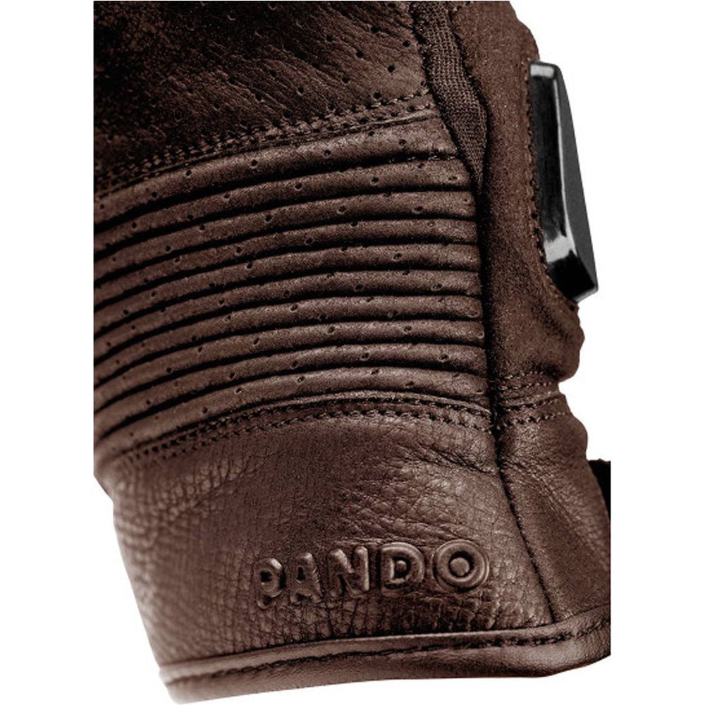 Pando Moto Onyx Summer Leather Gloves Brown