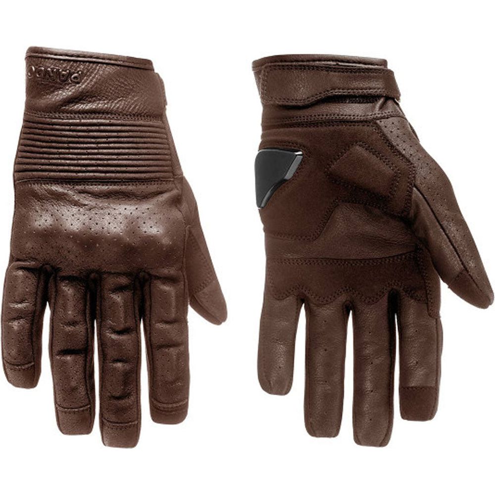 Pando Moto Onyx Summer Leather Gloves Brown