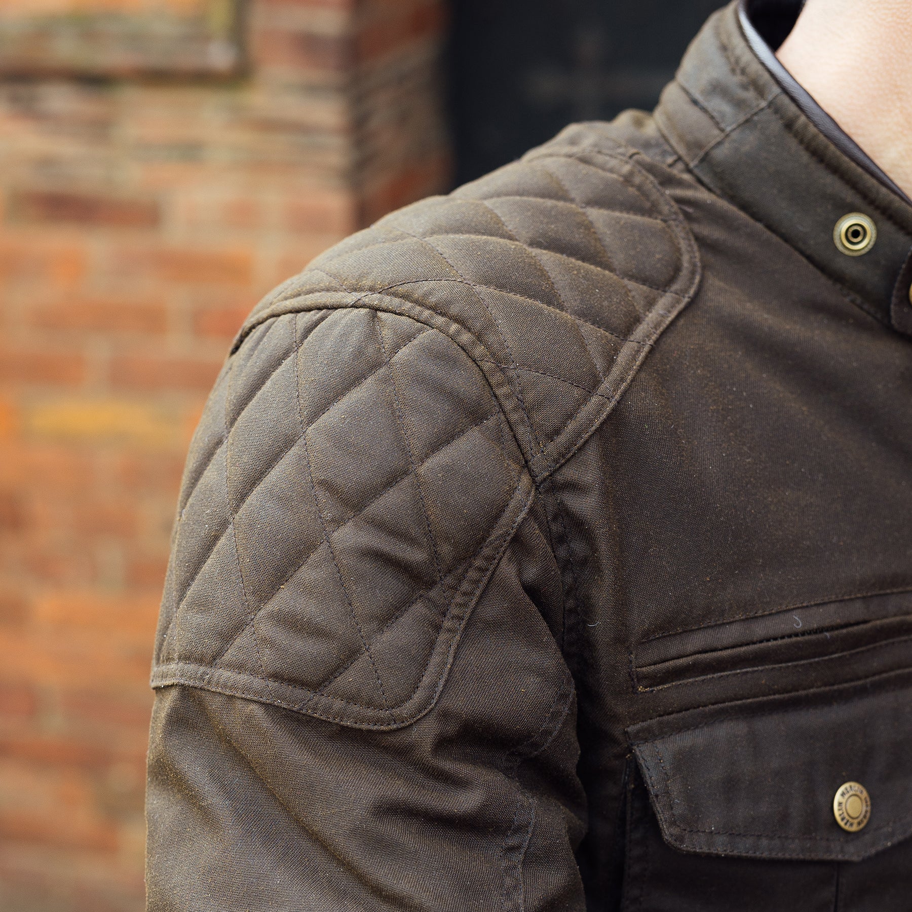 Merlin Perton 2 Cotec Jacket Olive FREE UK Delivery, FREE 365 Day Returns | Moto Central