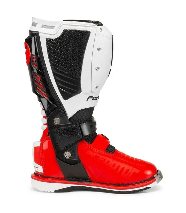 Forma Predator 2.0 Boots Black / White / Red FREE UK Delivery, FREE 365 Day Returns | Moto Central