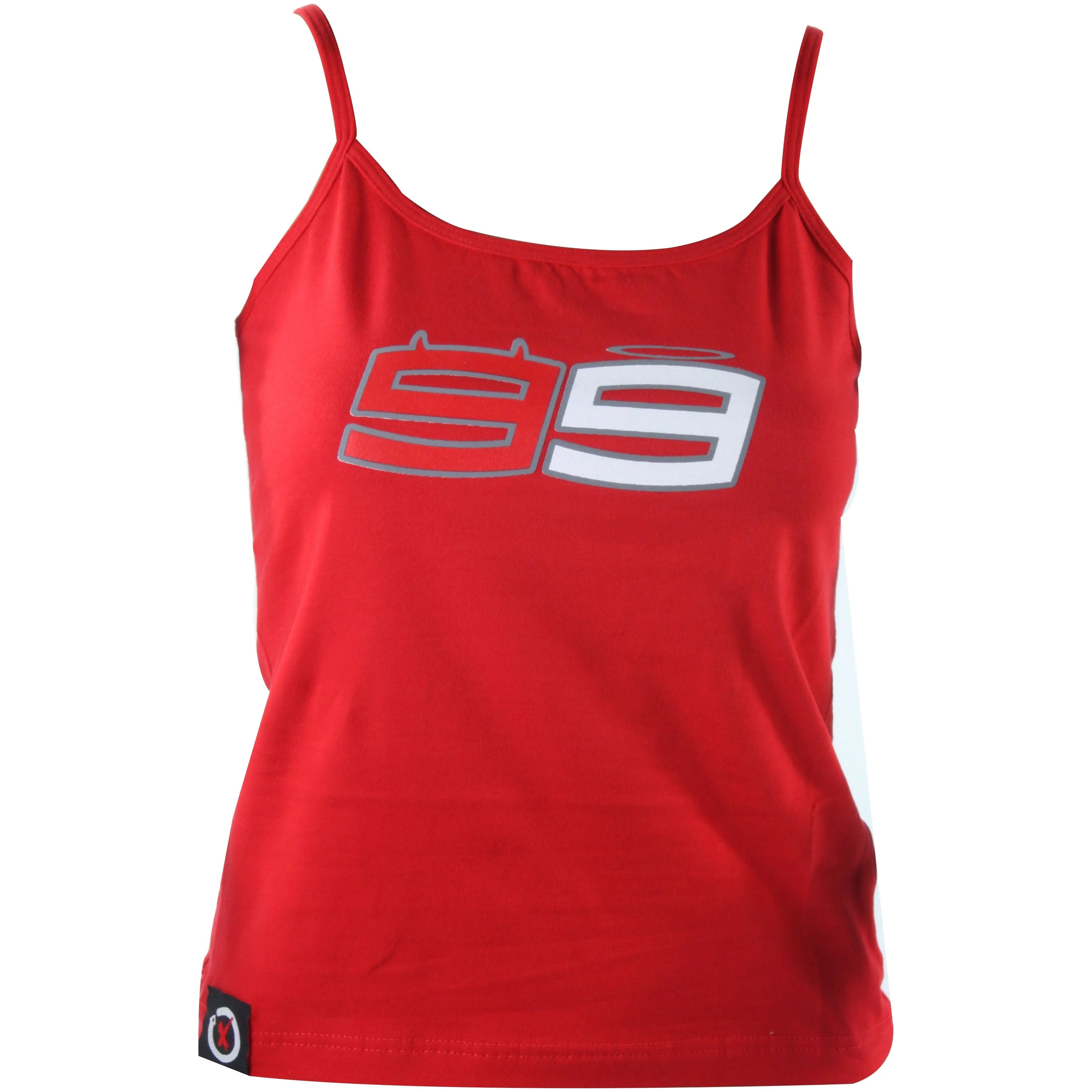 MotoGP Lorenzo 99 Ladies Vest Red - FREE UK Shipping, FREE 365 Day Returns | Moto Central