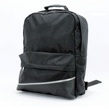 Longride R4 Sissybar / Backpack Black - backpack front view