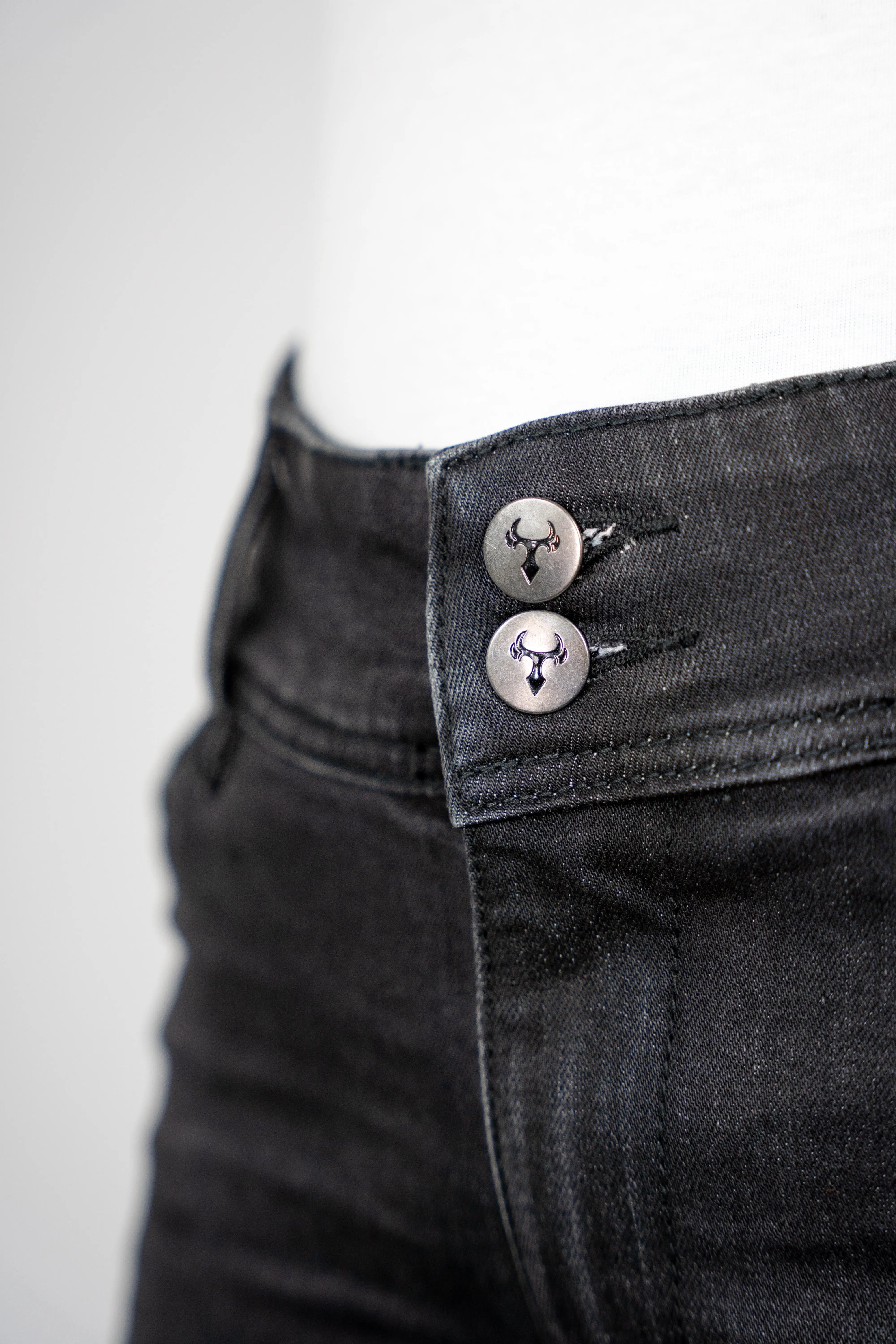 Bull-it Raven Ladies Slim Fit Denim Jeans Black  - FREE UK Shipping, FREE 365 Day Returns | Moto Central