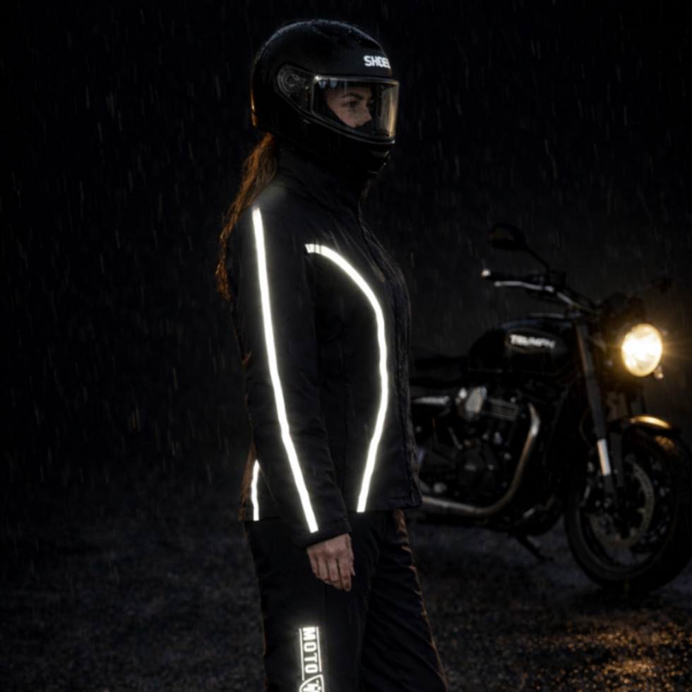 MotoGirl Aqua Shield Waterproof Jacket Black FREE UK Delivery, FREE 365 Day Returns | Moto Central