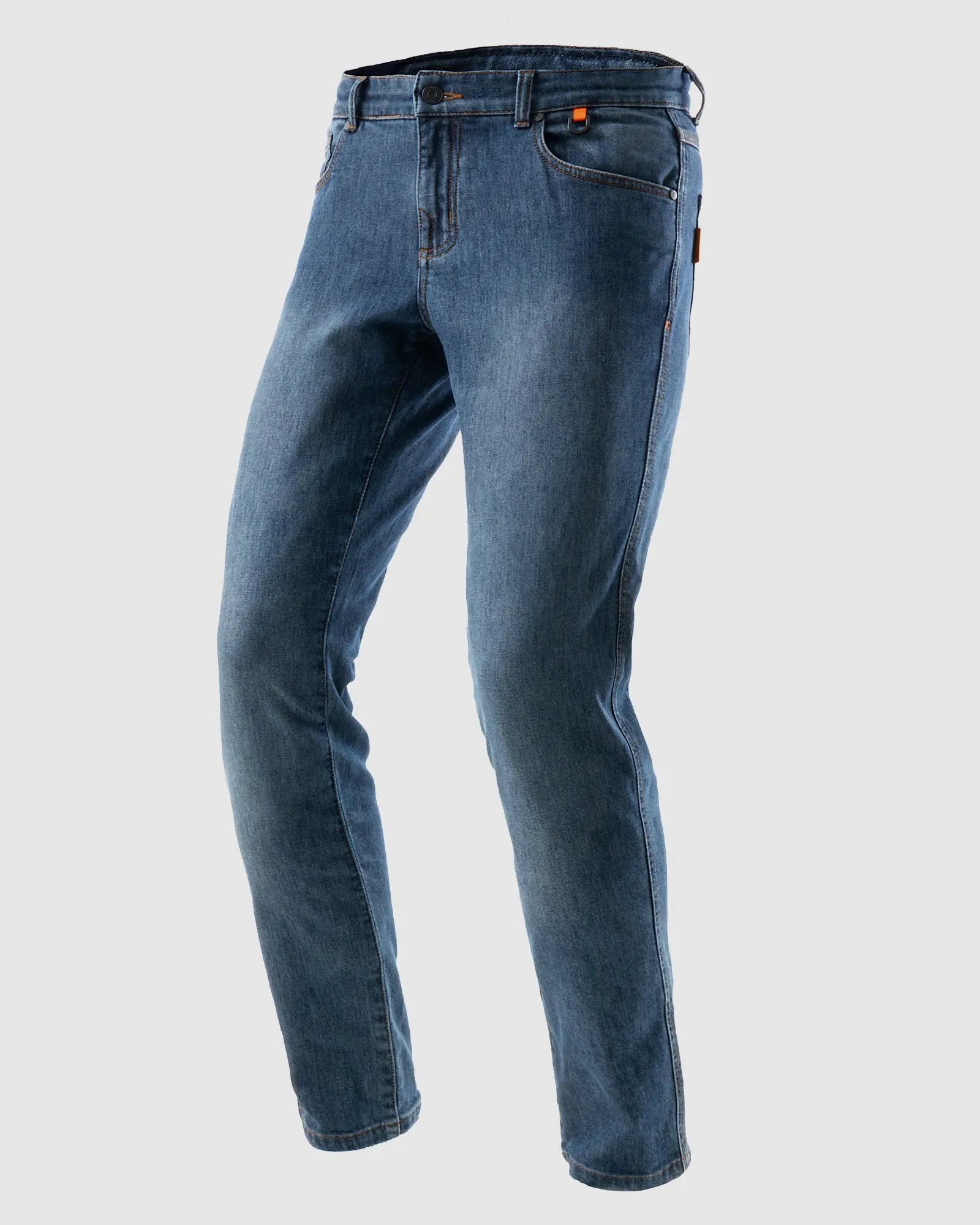 Rebelhorn Bronco Jeans Washed Blue FREE UK Delivery, FREE 365 Day Returns | Moto Central