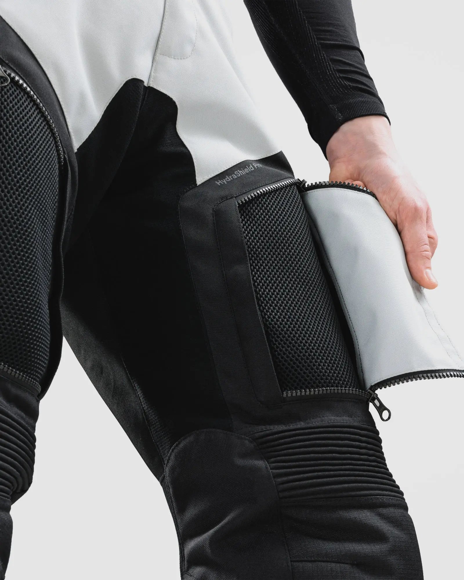 Rebelhorn Cubby 5 Textile Trouser Black / Grey FREE UK Delivery, FREE 365 Day Returns | Moto Central