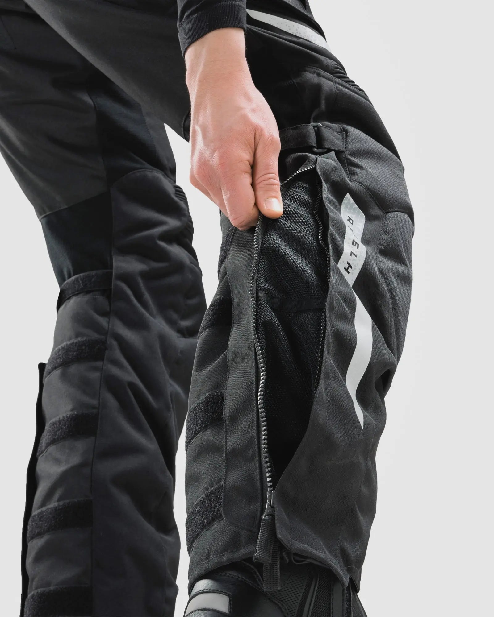 Rebelhorn Cubby 5 Textile Trouser Black / Grey FREE UK Delivery, FREE 365 Day Returns | Moto Central