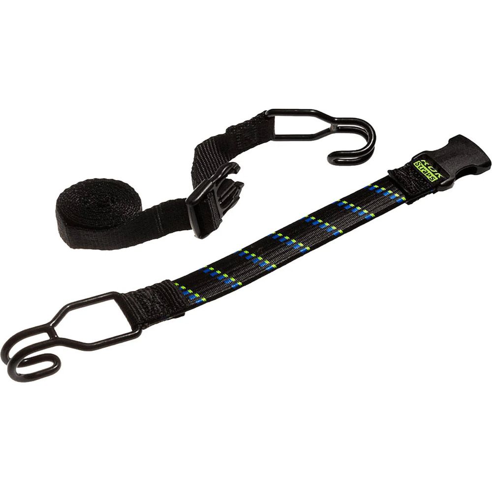 ROK All Purpose Heavy Duty Adjustable Stretch Strap Black / Blue / Green / Reflective