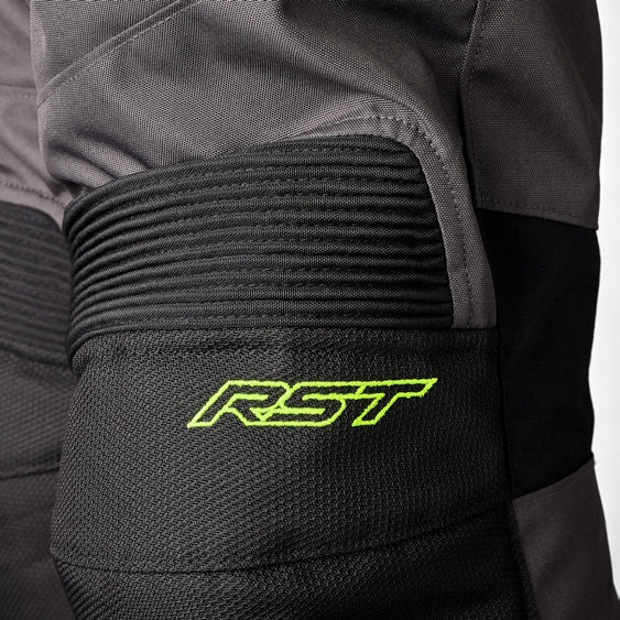 RST Endurance CE Textile Trousers Graphite / Fluo Yellow