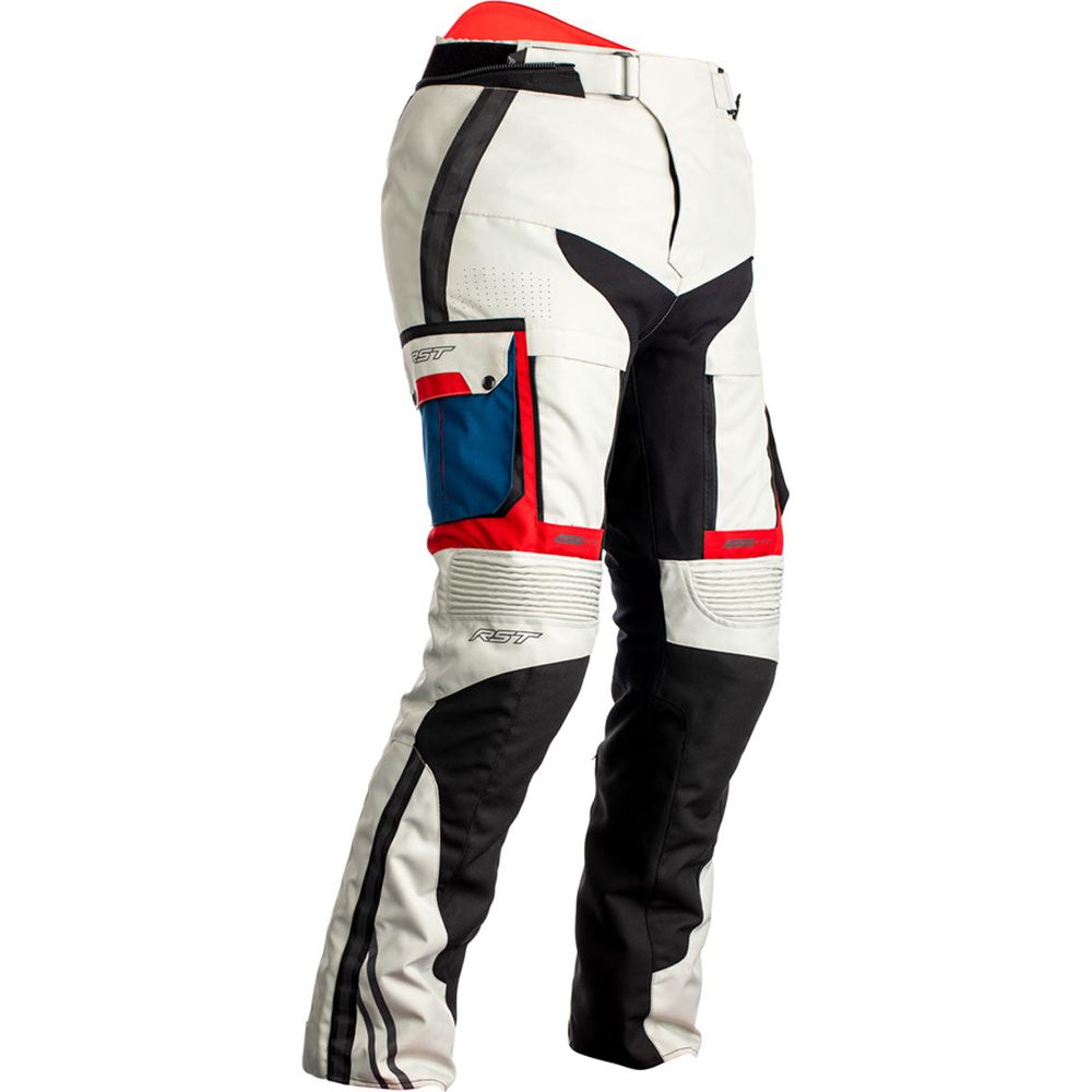 RST Pro Series Adventure-X CE Ladies Textile Trousers Ice / Blue / Red