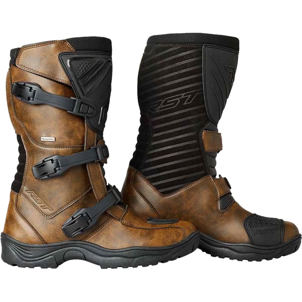 RST Pro Series Ambush CE Waterproof Boots Brown - FREE UK Shipping, FREE 365 Day Returns | Moto Central