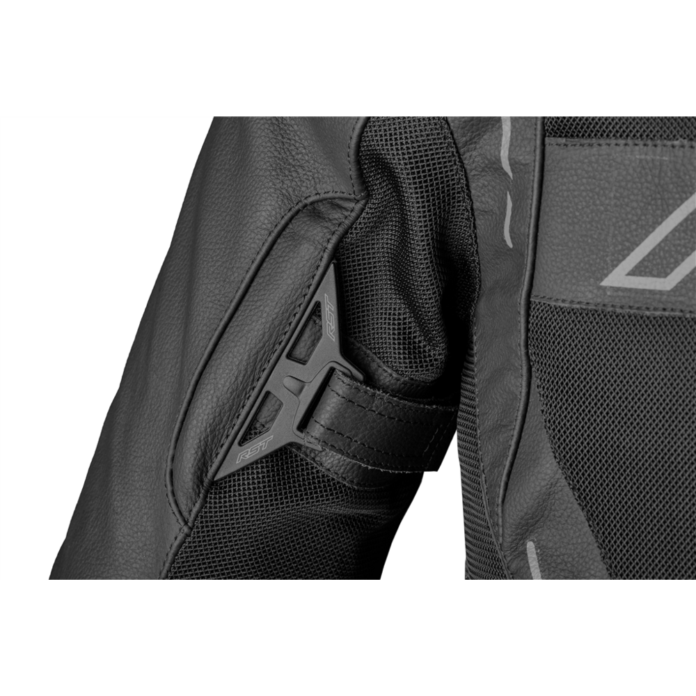RST S1 Mesh CE Leather Jacket Black / Black