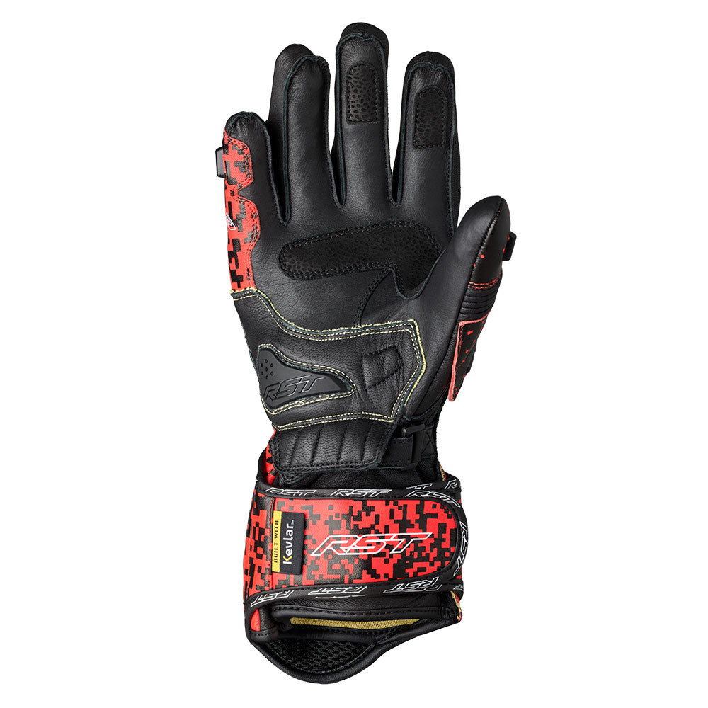RST Tractech Evo 4 CE Gloves Fluo Red / Black