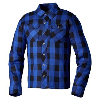 RST x Kevlar Lumberjack CE Textile Shirt Blue / Grey Check