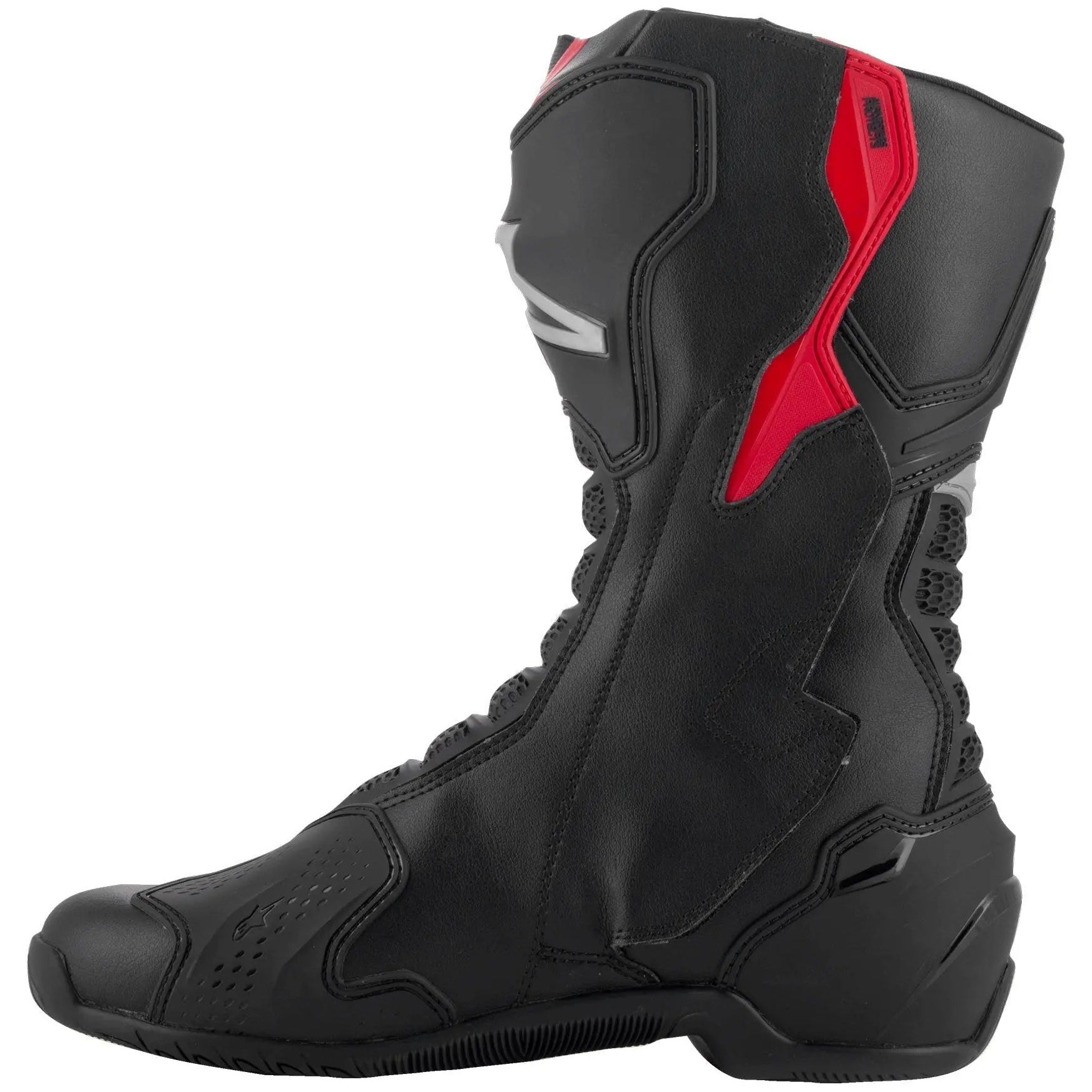 Alpinestars SMX-6 V3 Boots Black / Silver / Red, inner side view