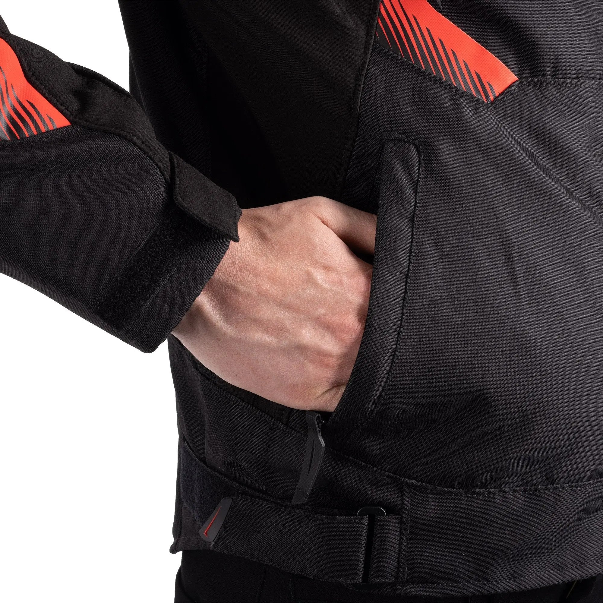 Oxford Omega 1.0 Dry2Dry Textile Jacket Black / Camo / Red  - FREE UK Shipping, FREE 365 Day Returns | Moto Central