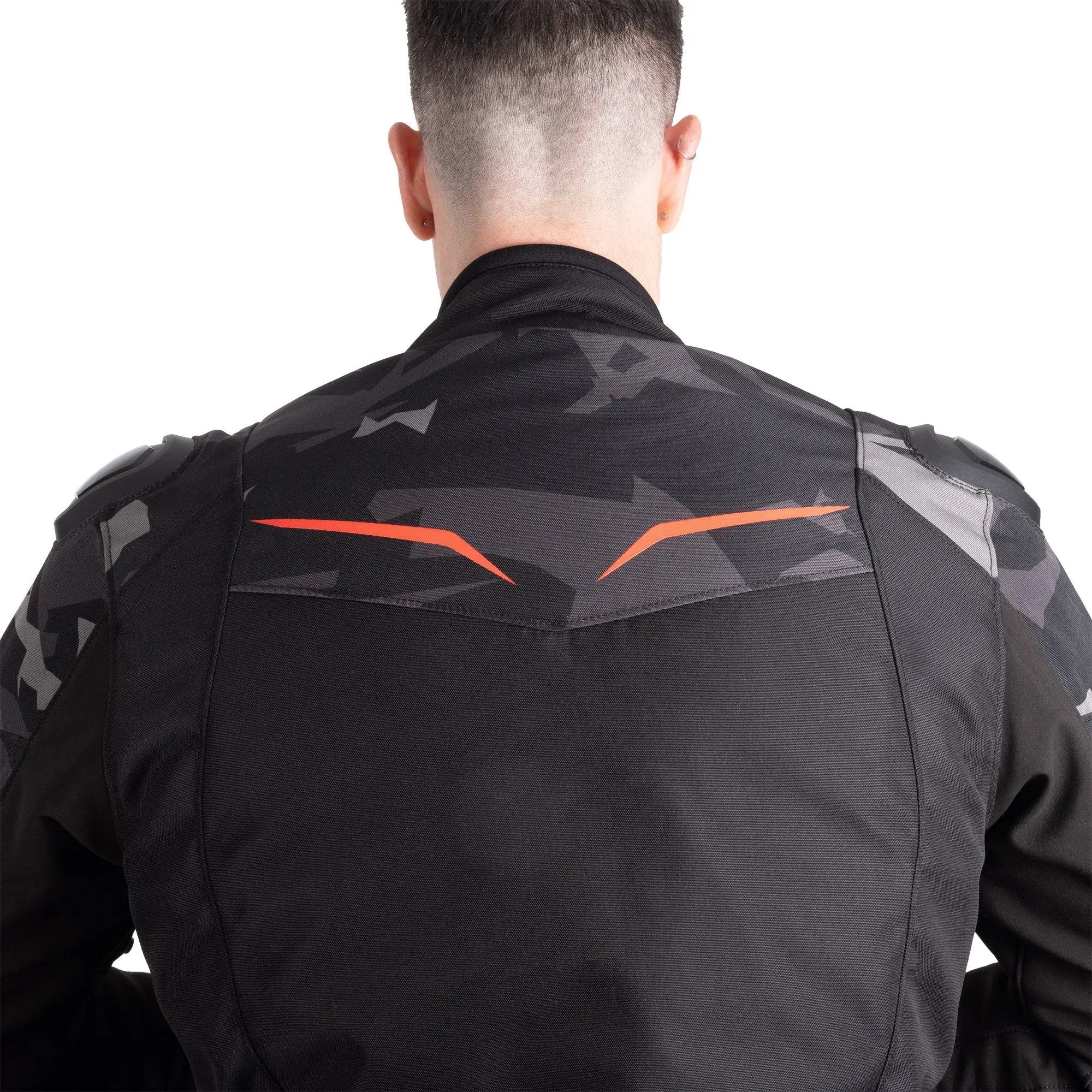 Oxford Omega 1.0 Dry2Dry Textile Jacket Black / Camo / Red  - FREE UK Shipping, FREE 365 Day Returns | Moto Central