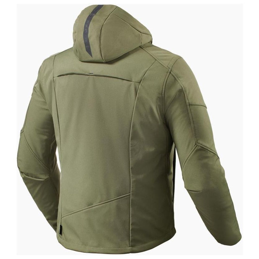 Revit Afterburn H2O Textile Jacket Green green textile jacket rear view