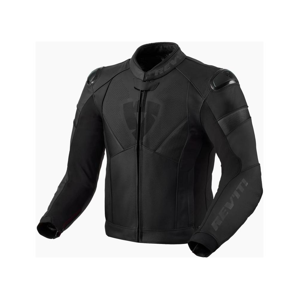 Revit Argon Leather Jacket Black/Anthracite FREE Delivery Returns