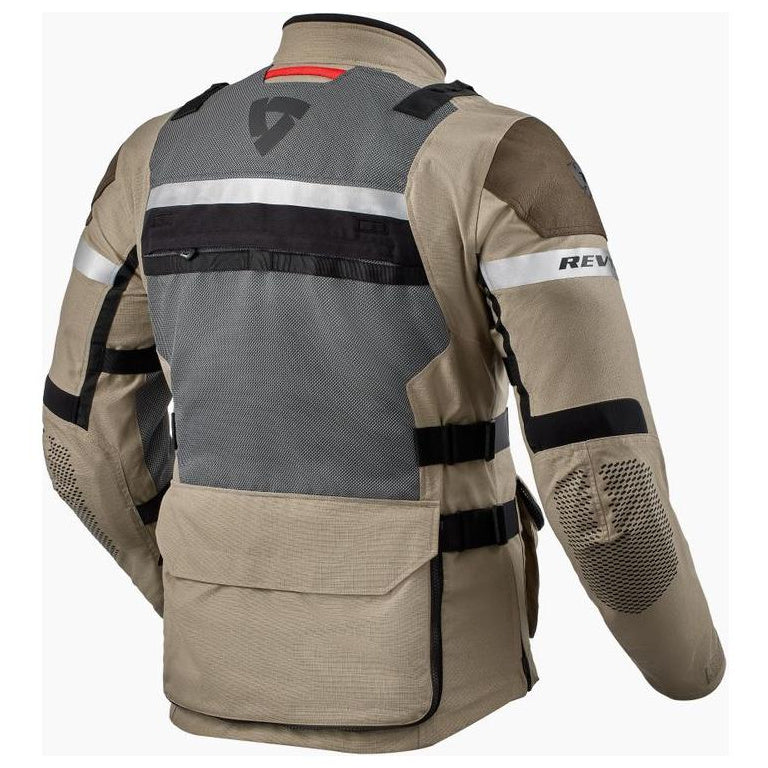 Revit Cayenne 2 Textile Jacket Sand - rear view