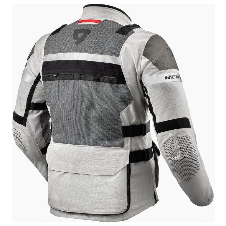 Revit Cayenne 2 Textile Jacket Silver - rear view