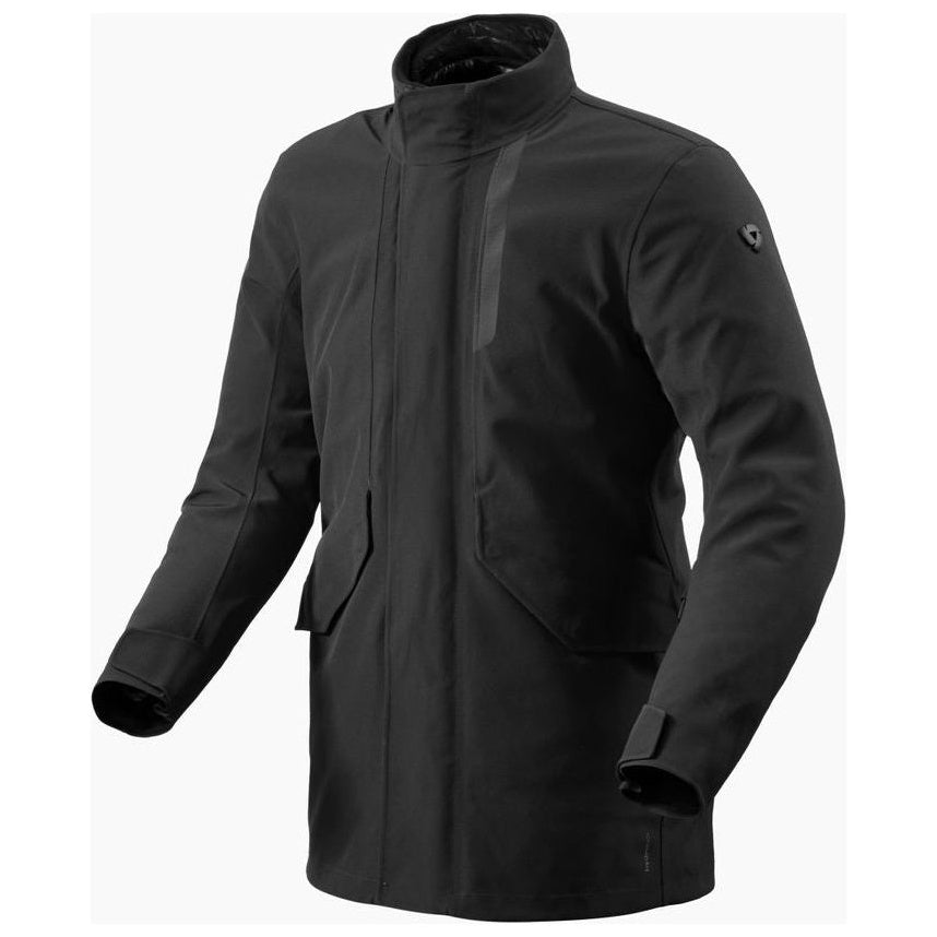 Revit Centro H2O Textile Jacket Black - front view
