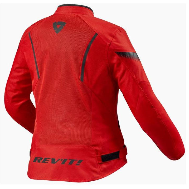 Revit Control Air H2O Ladies Textile Jacket Red / Black - rear view