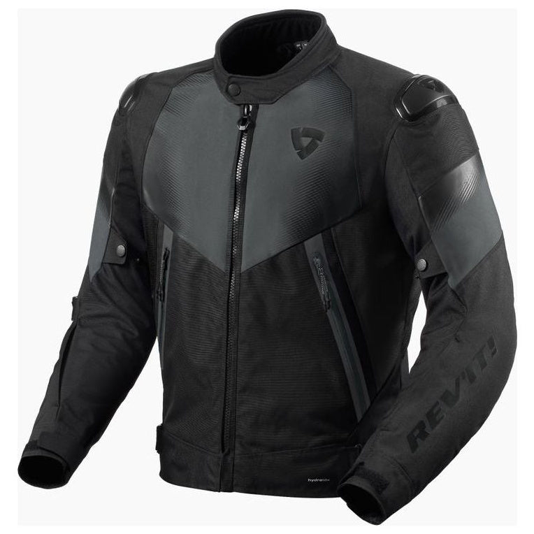 Revit Control H2O Textile Jacket Black / Anthracite - front view