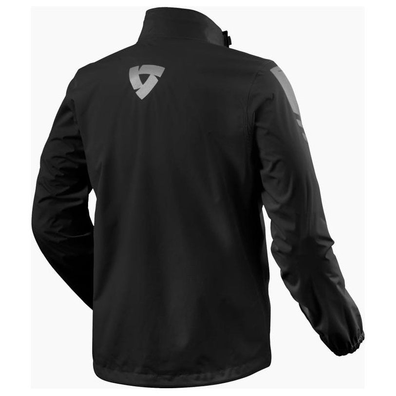 Revit Cyclone 4 H2O Rain Over Jacket Black - rear view