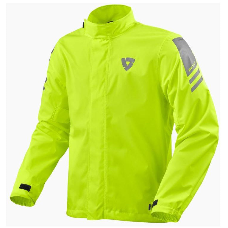Revit Cyclone 4 H2O Rain Over Jacket Neon Yellow - front view
