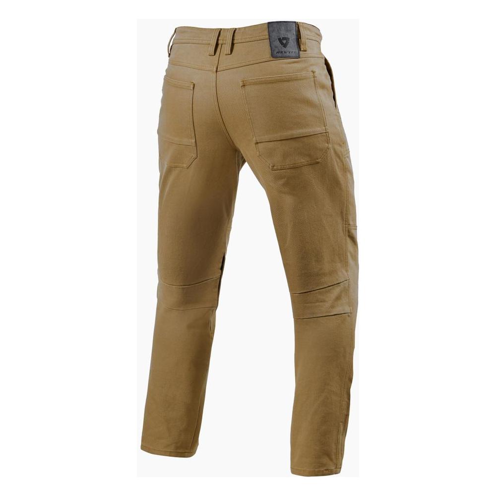 Revit Davis Tapered Fit Denim Jeans Dark Camel