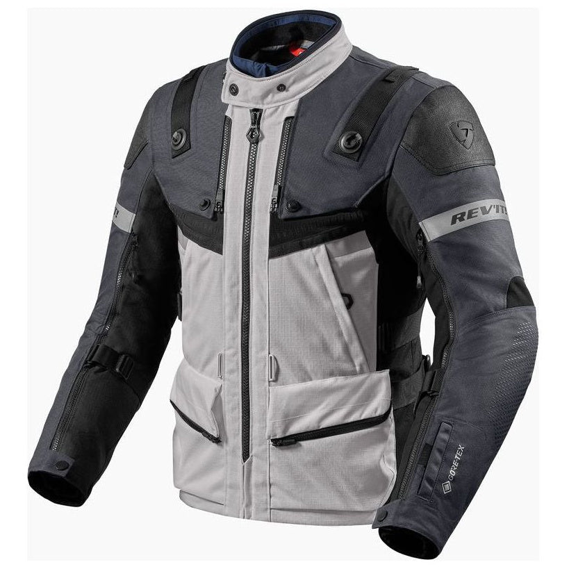 Revit Defender 3 Gore-Tex Jacket Silver / Anthracite - front view