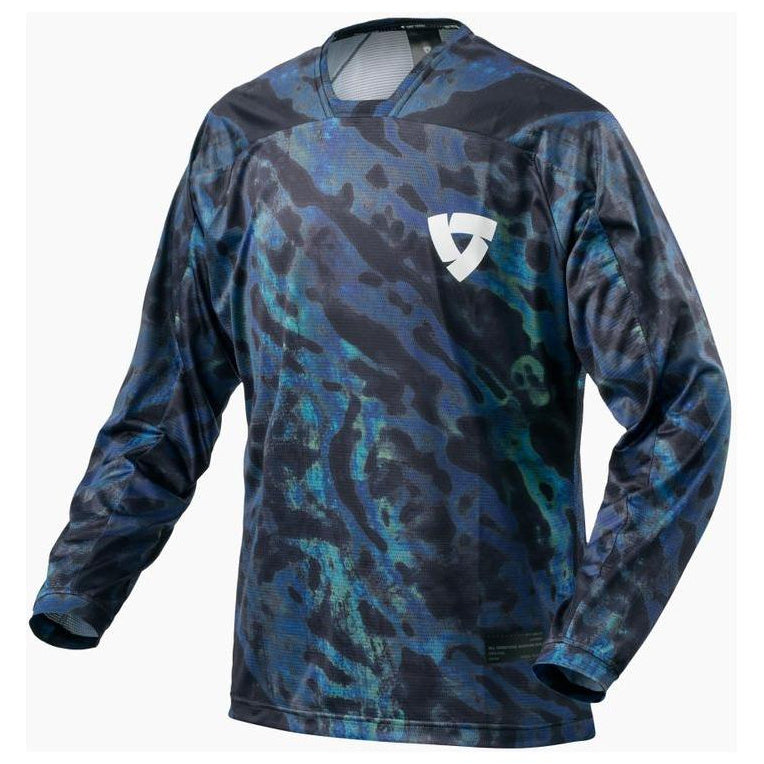 Revit Emulsion MX Jersey Blue / Black - front view