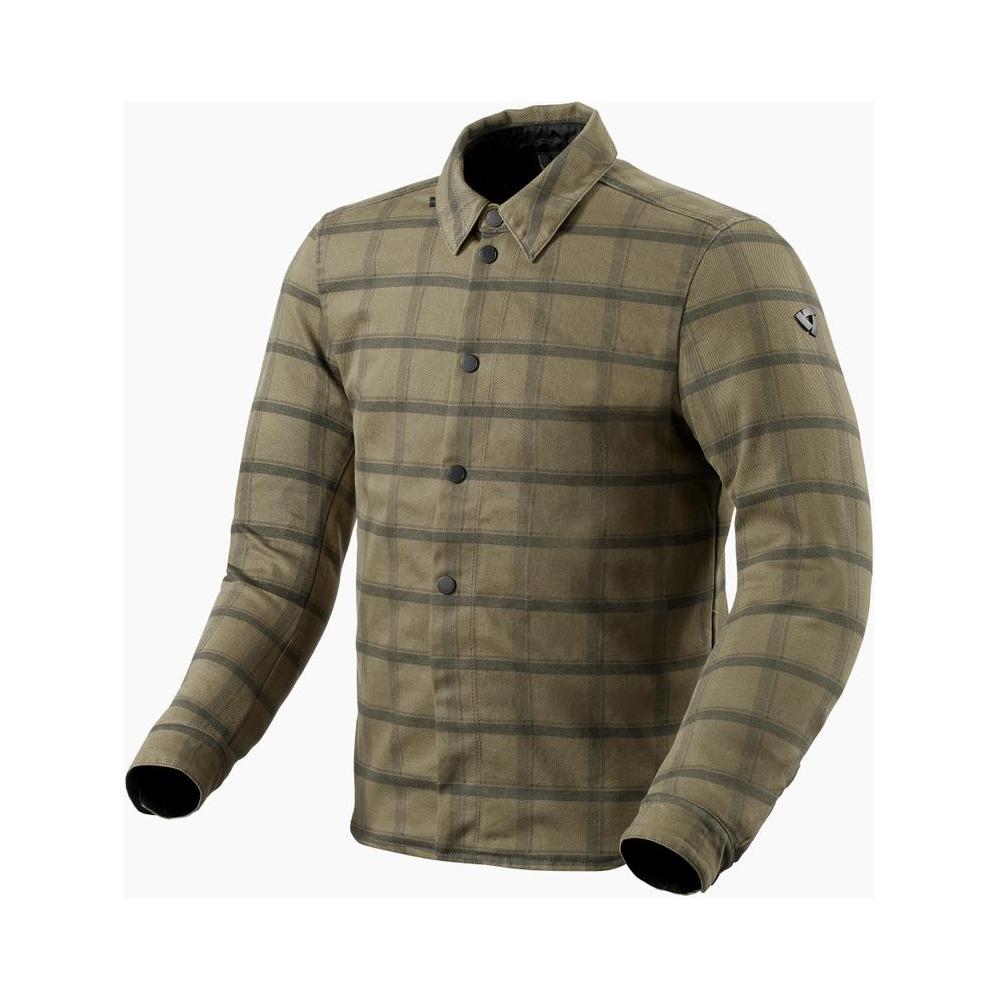 Revit Larimer Overshirt Check Tarmac