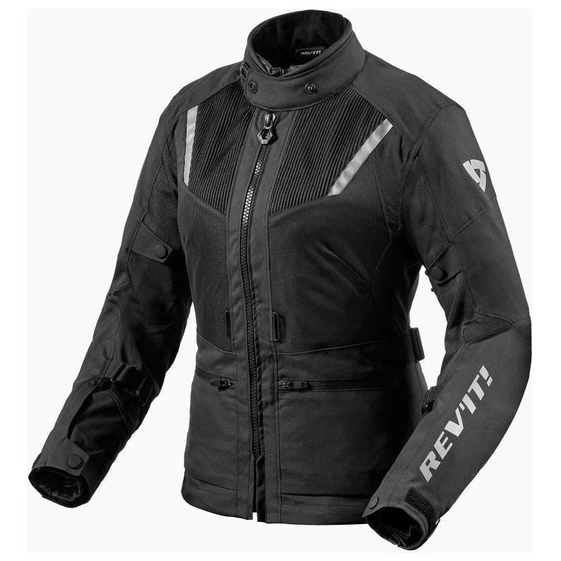 Revit Levante 2 H2O Ladies Textile Jacket Black - front view
