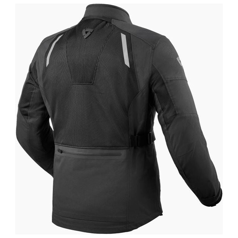 Revit Levante 2 H2O Textile Jacket Black - rear view