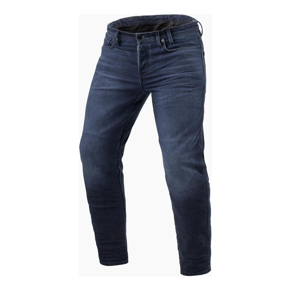 Revit Micah Tapered Fit Denim Jeans Dark Blue Used