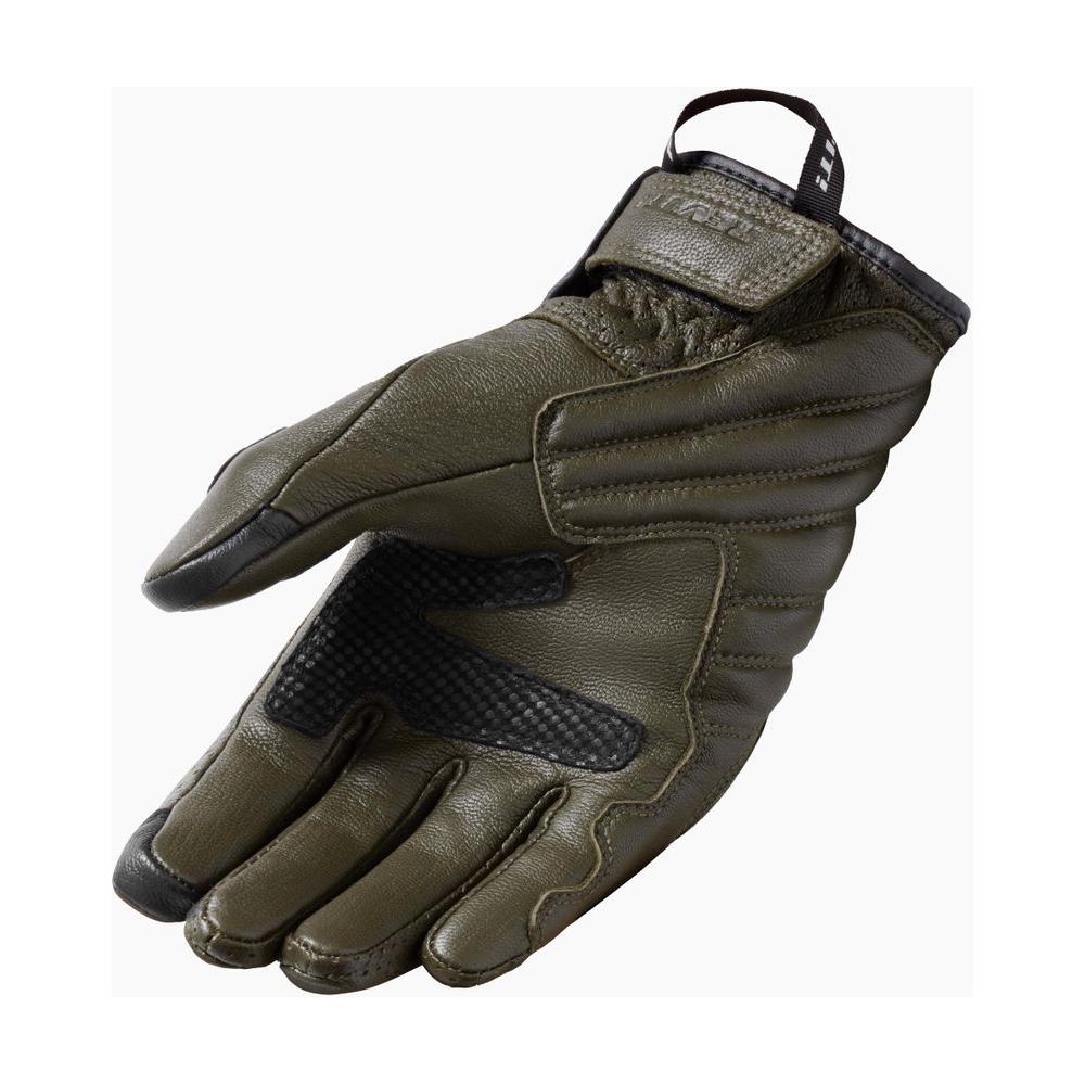 Revit Monster 3 Leather Gloves Dark Green