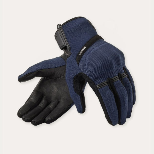 Revit Mosca 2 Riding Textile Gloves Dark Blue / Black