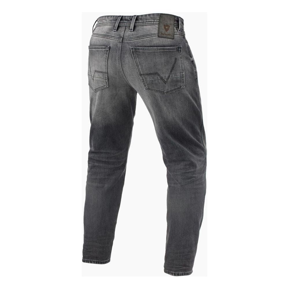 Revit Ortes Tapered Fit Denim Jeans Medium Grey Used