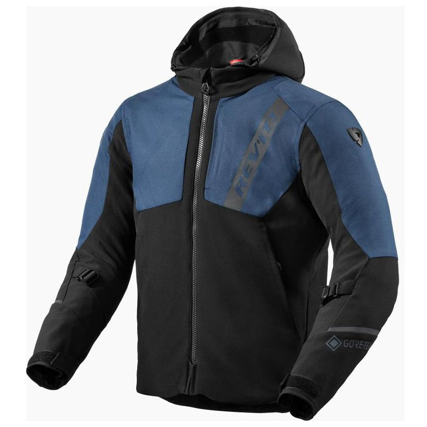 Revit Potential Gore-Tex Jacket Dark Blue / Black - front view